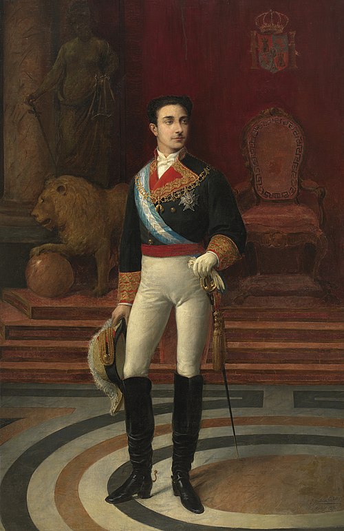 Alfonso XII, 1876, Salvador Martínez Cubells
