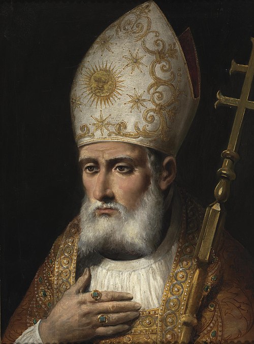 El patriarca san Juan de Ribera (copia), 1865, Salvador Martínez Cubells