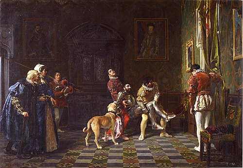 La vuelta del torneo, 1881, Salvador Martínez Cubells