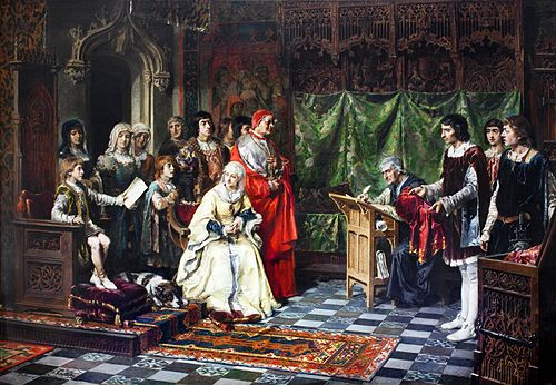 Educación del príncipe don Juan, 1877, Salvador Martínez Cubells