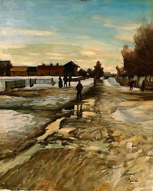 Village Street, 2000, Ole Juul
