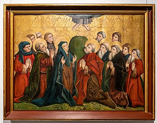 Christi Himmelfahrt, 1440, Meister des Rottweiler Hochaltars