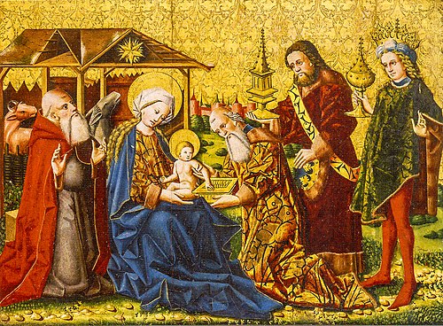 Anbetung der Könige, 1440, Meister des Rottweiler Hochaltars