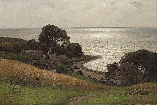 Abendstimmung an der Ostsee, 1913, Konrad Müller-Kurzwelly