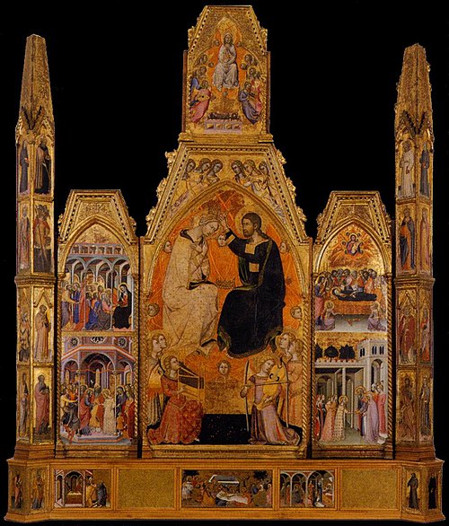 The Coronation of the Virgin, 1388, Bartolo di Fredi
