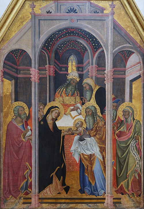 La Présentation au Temple, 1388, Bartolo di Fredi