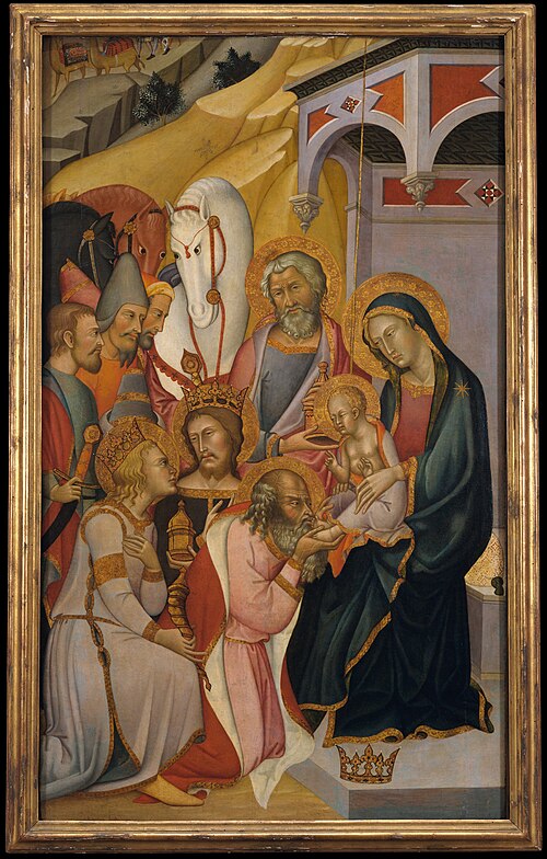 L'Adoration des Mages, 1390, Bartolo di Fredi