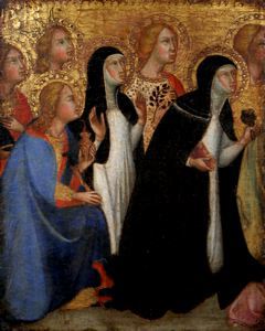 Seven Saints in Adoration, 1385, Bartolo di Fredi