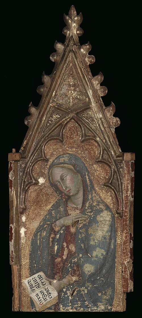 Virgin Annunciate, 1370, Bartolo di Fredi