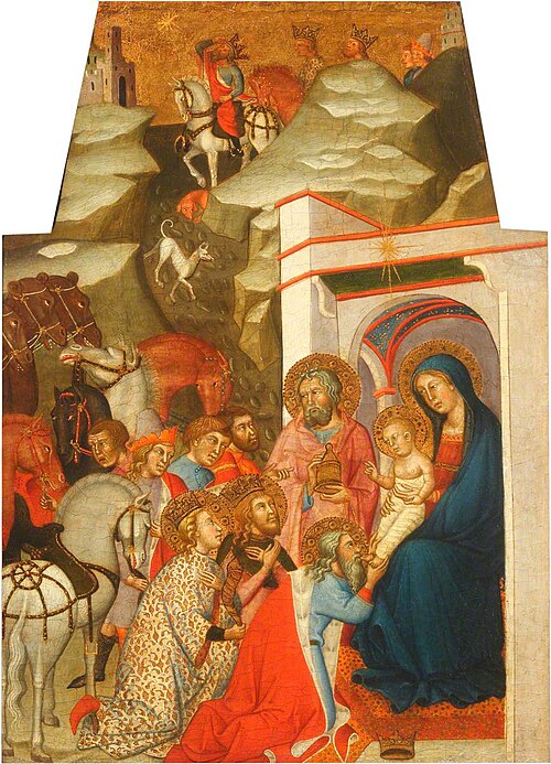 The Adoration of the Magi, 1385, Bartolo di Fredi