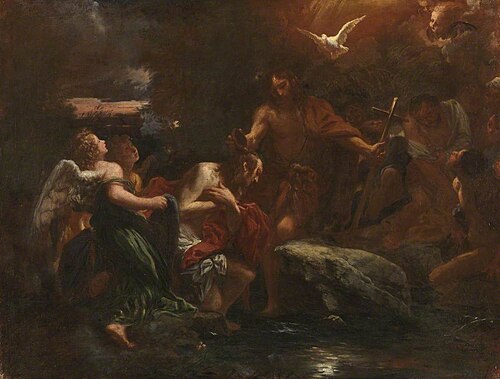 Baptism of Christ, 1673, Livio Mehus