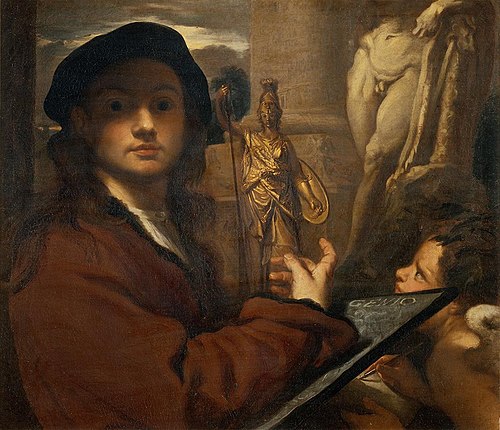 El genio de la escultura, 1650, Livio Mehus