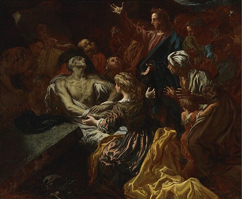The Raising of Lazarus, 1650, Livio Mehus