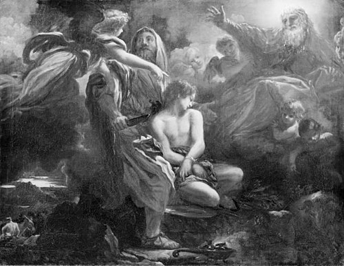 The Sacrifice of Isaac, 1668, Livio Mehus