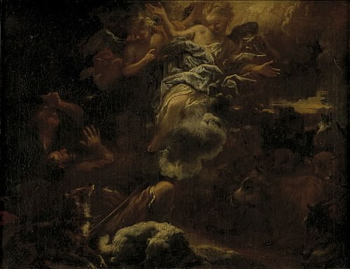 The Annunciation to the Shepherds, 1668, Livio Mehus