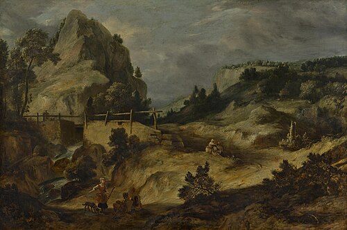 Gebirgslandschaft, 1669, Roelant Roghman