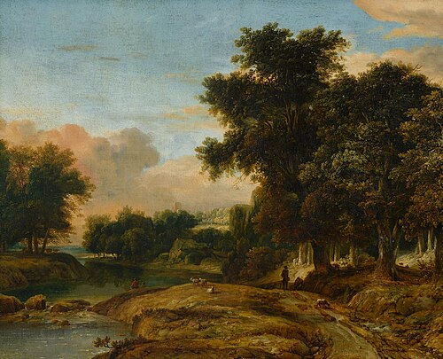 Waldiges Flusstal, , Roelant Roghman
