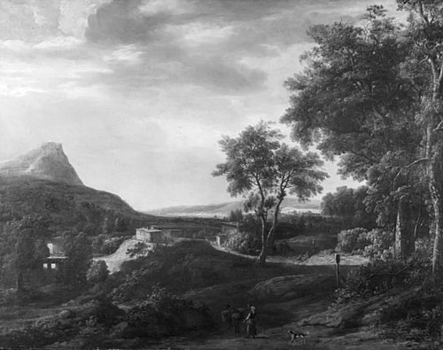 Forest View with Mountains, , Roelant Roghman