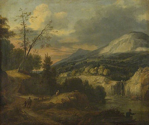 A Mountainous Landscape, 1665, Roelant Roghman