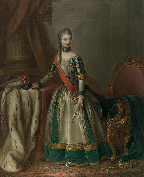 Princess Christiana of Mecklenburg-Strelitz (1735-1794), 1767, Daniel Woge
