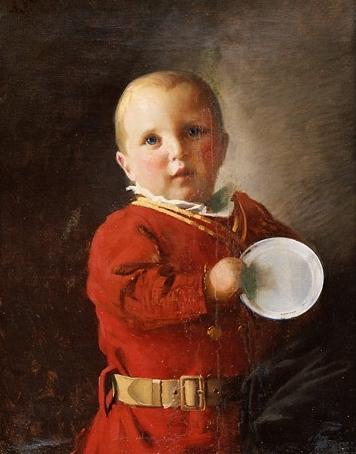 Child's portrait, , Asta Elisa Jakobine Nørregaard