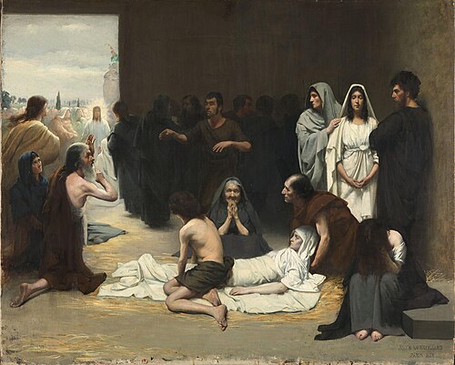 L'Attente de Christ, 1881, Asta Elisa Jakobine Nørregaard