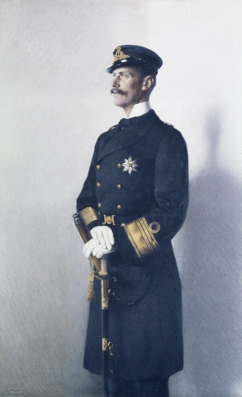 Portrait of Haakon VII of Norway, 1920, Asta Elisa Jakobine Nørregaard