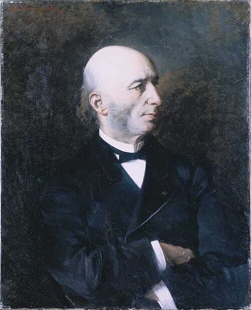 Portrait of Thomas Johannessen Heftye, 1884, Asta Elisa Jakobine Nørregaard