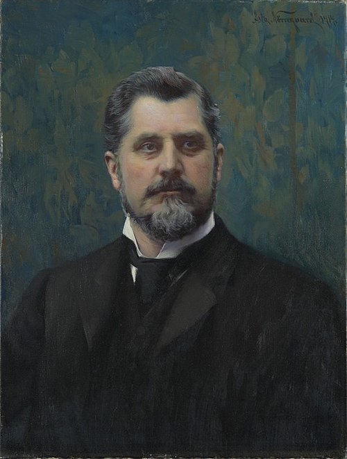 Portrait of Christian Julius Schou, 1914, Asta Elisa Jakobine Nørregaard