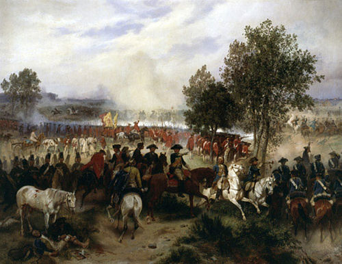 クレーフェルトの戦い (絵画), 1860, Emil Hünten