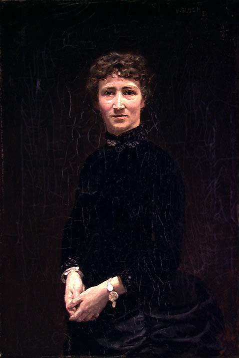 The Artist's Sister Edel Elisabeth Bloch, 1883, Andreas Bloch