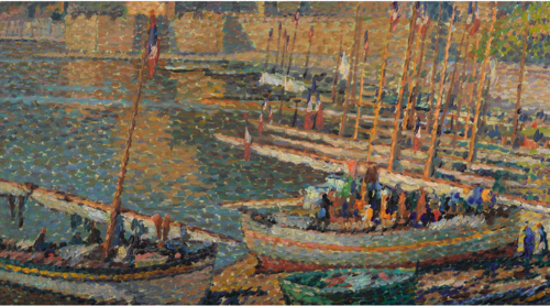 Quatorze juillet à Collioure, 1920, Henri Martin