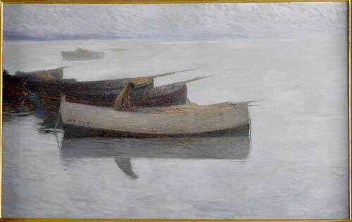 Marine par temps gris, 1903, Henri Martin