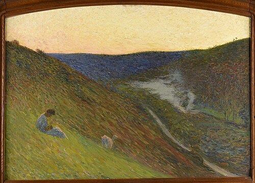 La Vallée du Vert au crépuscule, 1904, Henri Martin