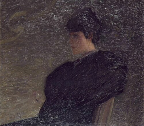 Portrait de Marie Duhem, 1900, Henri Martin
