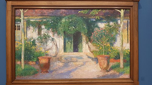 La porte verte, 1913, Henri Martin