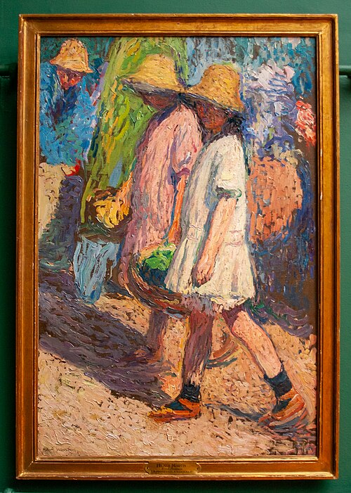 La Promenade à Marseille, , Henri Martin