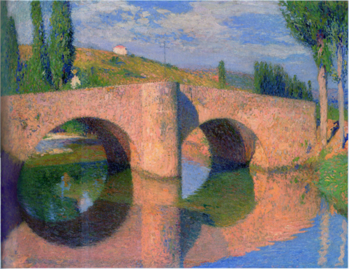 Bridge at Labastide-du-Vert, , Henri Martin