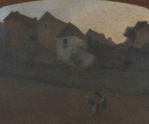Vallée au crépuscule, 1902, Henri Martin