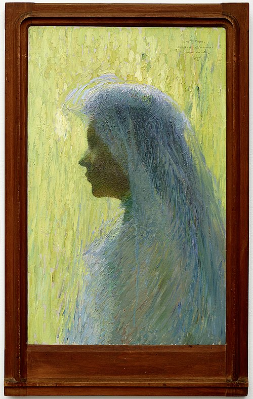 Profil au voile, , Henri Martin