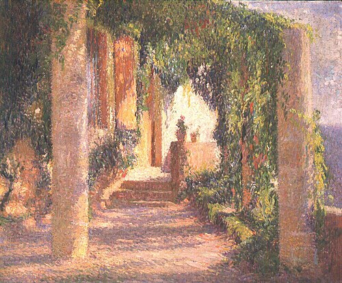 The Pergola (La Pergola), 1915, Henri Martin