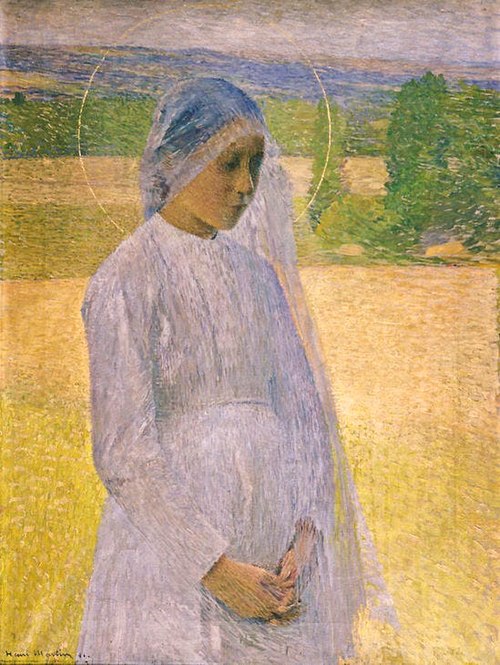 Jeune sainte, 1891, Henri Martin