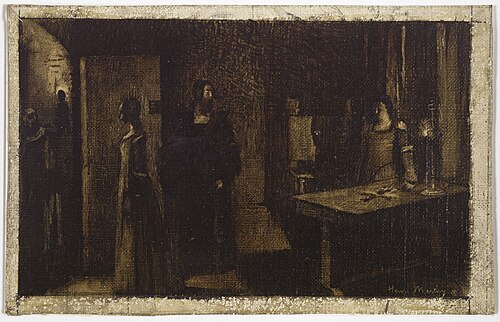 Le crucifix, 1887, Henri Martin
