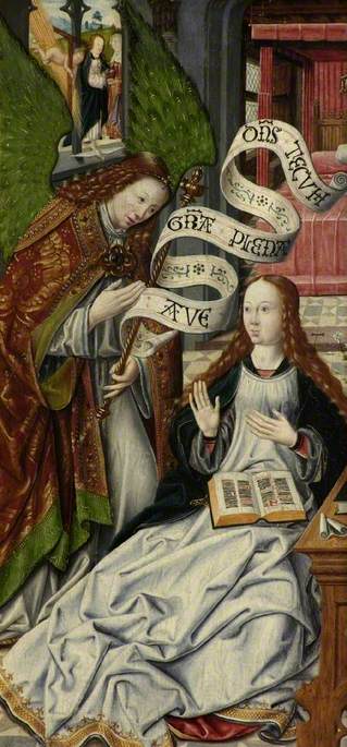 The Annunciation (polyptych), , Jacob van Utrecht