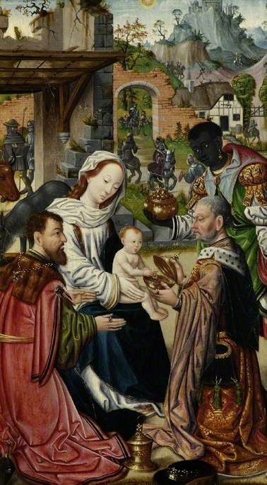 Adoration of the Kings (polyptych), , Jacob van Utrecht