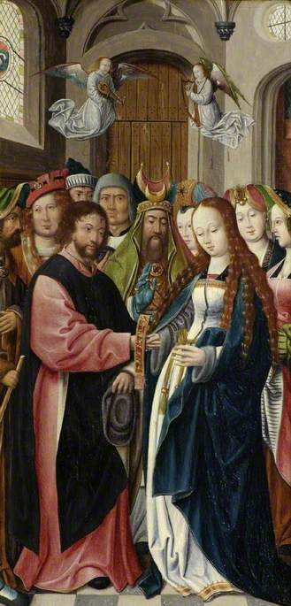 Marriage of the Virgin (polyptych), , Jacob van Utrecht