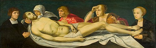 Christ's entombment, 1525, Jacob van Utrecht