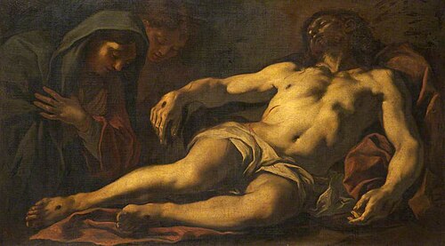 The Dead Christ, with the Madonna and Saint John the Evangelist, , Daniel Seiter