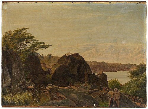 View from Bornholm, 1878, Vilhelm Kyhn