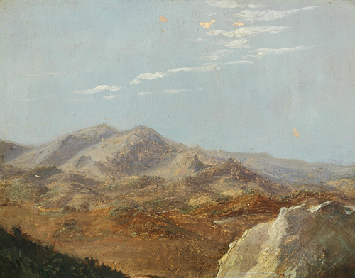A mountain landscape., 1870, Vilhelm Kyhn